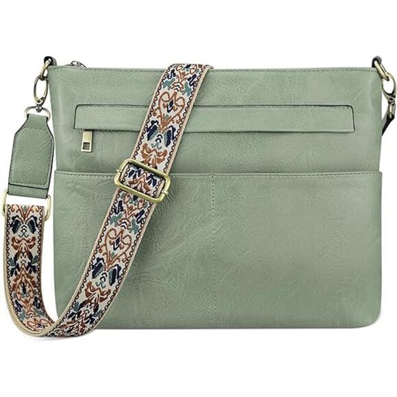 KITATU Handbags - Crossbody Bag Women Hobo Handbags Purses Women Zipper Pocket 2 Adjustable Straps